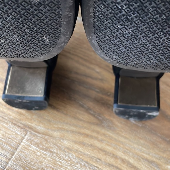 Tory Burch Laila Over the Knee Black Suede Boots - Picture 6 of 15